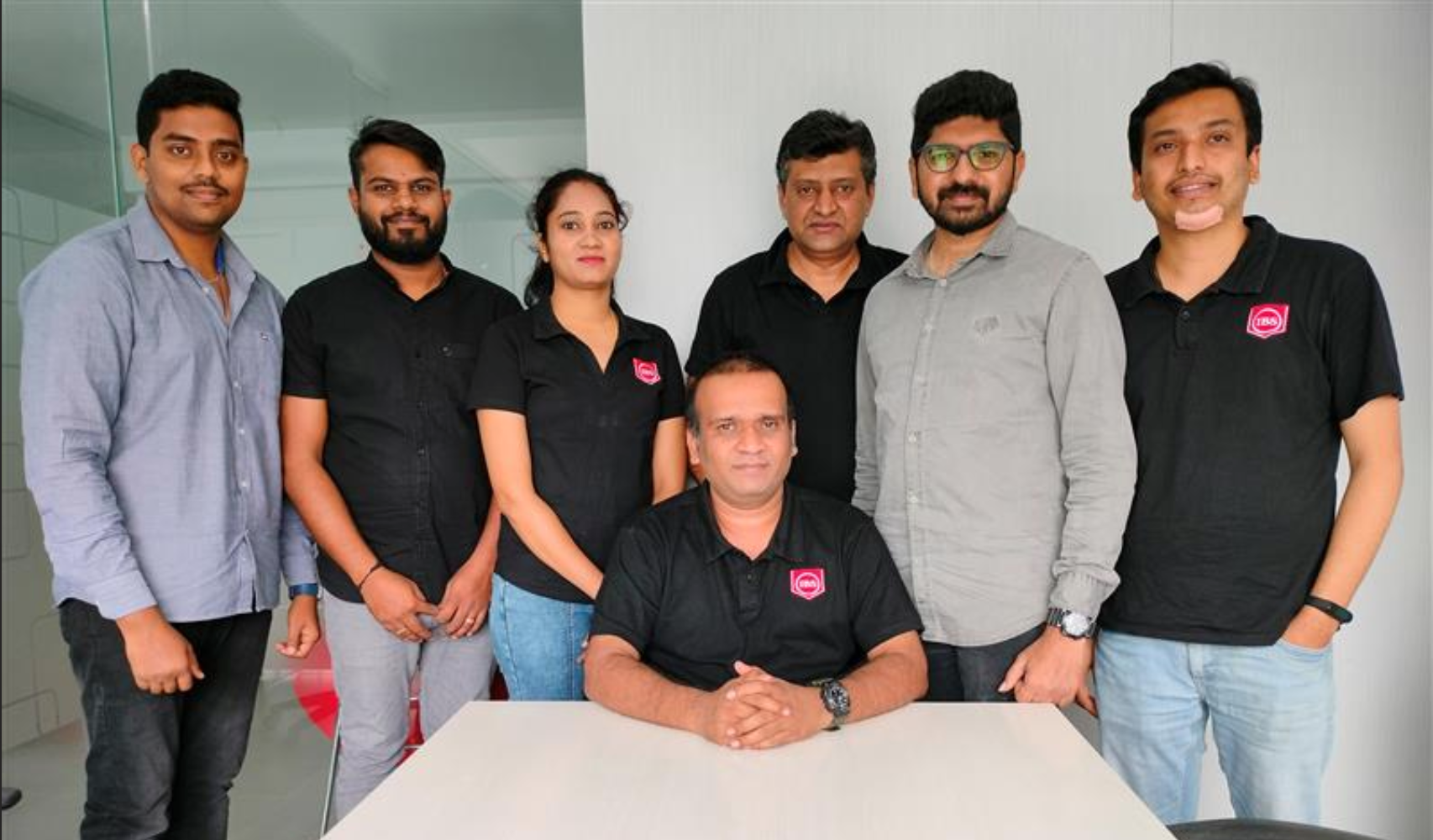 OneIBS India Team photo at Mittal Tower in Bengaluru, India.